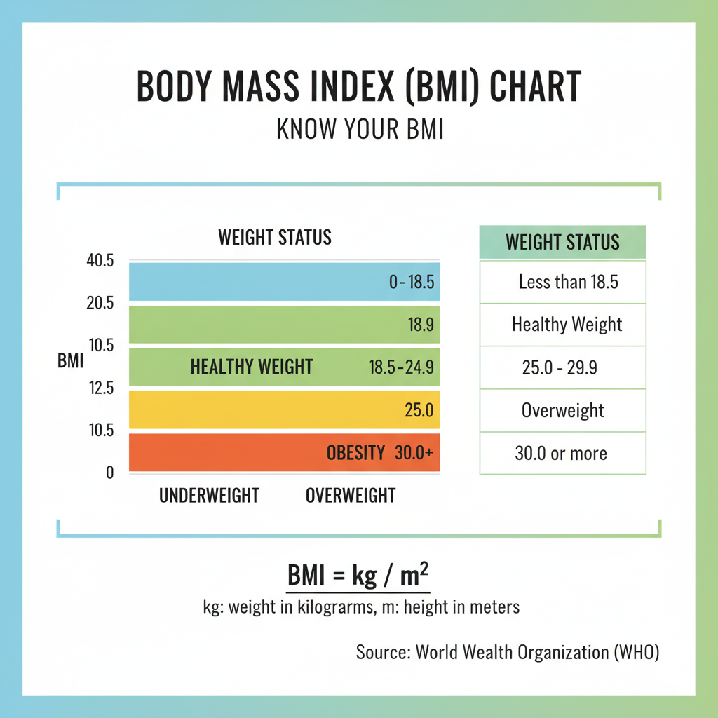 bmi chart healthyog